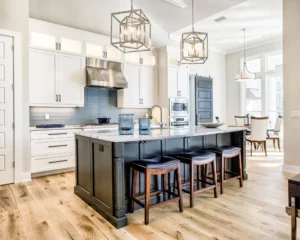 Custom cabinets in Haile Plantation designed for remodels