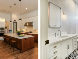 Refined modern kitchen and bathroom cabinetry solutions by Adornus Cabinetry, showcasing high-quality finishes and contemporary design by Carson’s Cabinetry in Gainesville, FL.